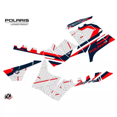 Karosszéria védő dekor matrica készlet Quad POLARIS Epik Fehér Széria