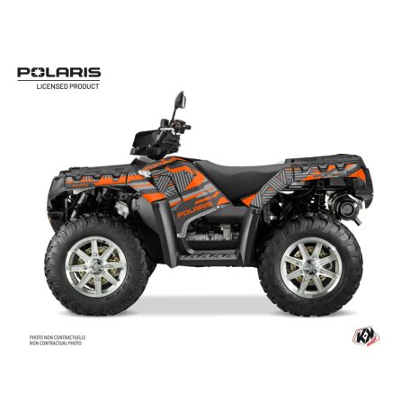 Karosszéria védő dekor matrica készlet Quad POLARIS Epik Szürke Széria