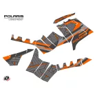 Karosszéria védő dekor matrica készlet Quad POLARIS Epik Szürke Széria