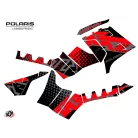 Karosszéria védő dekor matrica készlet Quad POLARIS Stun Fekete Széria