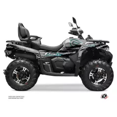   Karosszéria védő dekor matrica készlet Quad CF MOTO Splatter Szürke Széria