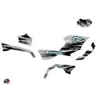 Karosszéria védő dekor matrica készlet Quad CF MOTO Splatter Szürke Széria