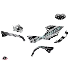   Karosszéria védő dekor matrica készlet Quad CF MOTO Brush Szürke Széria