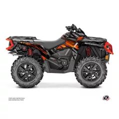   Karosszéria védő dekor matrica készlet Quad CAN-AM Ember Piros Széria