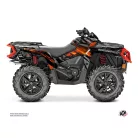 Karosszéria védő dekor matrica készlet Quad CAN-AM Ember Piros Széria