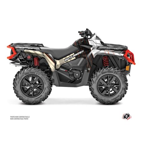 Karosszéria védő dekor matrica készlet Quad CAN-AM Kinetik Homokszínű Széria