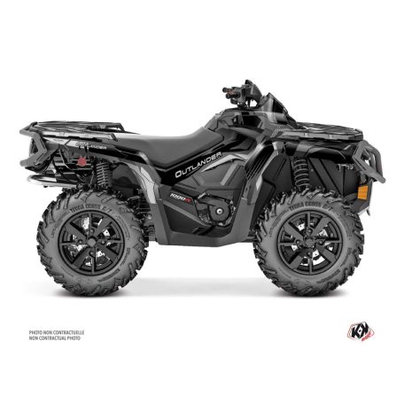 Karosszéria védő dekor matrica készlet Quad CAN-AM Kliff Szürke Széria