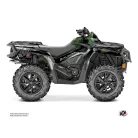 Karosszéria védő dekor matrica készlet Quad CAN-AM Kliff Zöld Széria