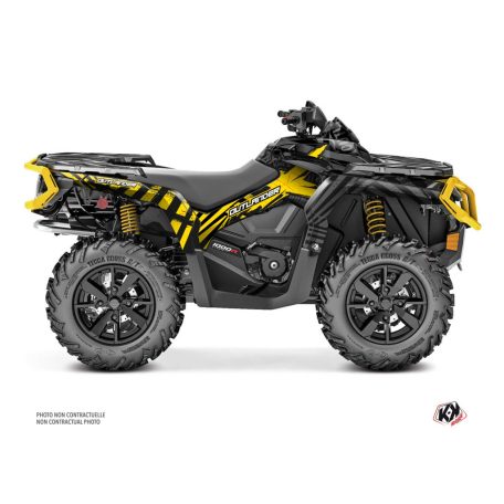 Karosszéria védő dekor matrica készlet Quad CAN-AM Kollector Sárga Széria