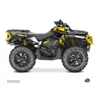 Karosszéria védő dekor matrica készlet Quad CAN-AM Kraft Sárga Széria