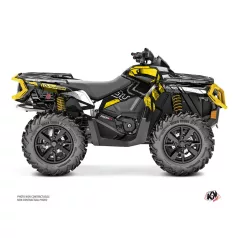   Karosszéria védő dekor matrica készlet Quad CAN-AM Kraft Sárga Széria