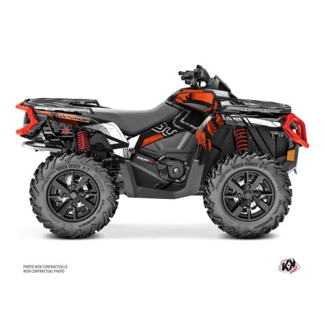Karosszéria védő dekor matrica készlet Quad CAN-AM Kraft Piros Széria