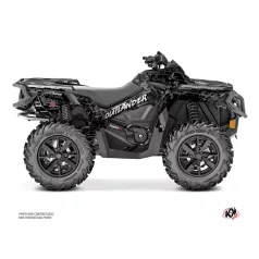   Karosszéria védő dekor matrica készlet Quad CAN-AM Leaf Szürke Széria