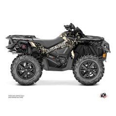   Karosszéria védő dekor matrica készlet Quad CAN-AM Leaf Homokszínű Széria
