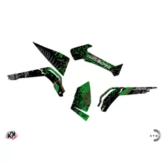   Karosszéria védő dekor matrica készlet Quad CAN-AM Leaf Zöld Széria