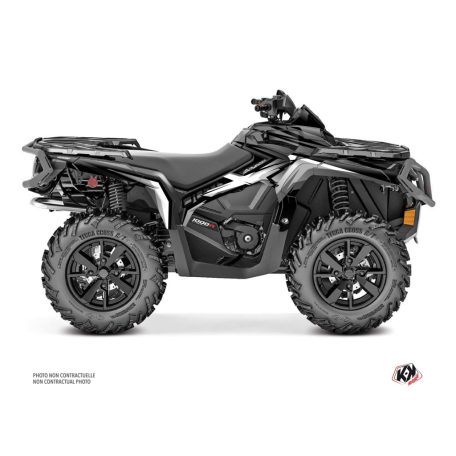 Karosszéria védő dekor matrica készlet Quad CAN-AM Spear Szürke Széria