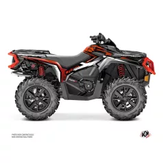   Karosszéria védő dekor matrica készlet Quad CAN-AM Spear Piros Széria