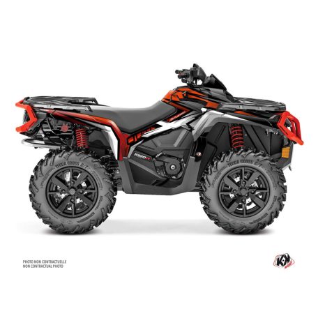 Karosszéria védő dekor matrica készlet Quad CAN-AM Spear Piros Széria
