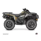 Karosszéria védő dekor matrica készlet Quad CAN-AM Spear Homokszínű Széria