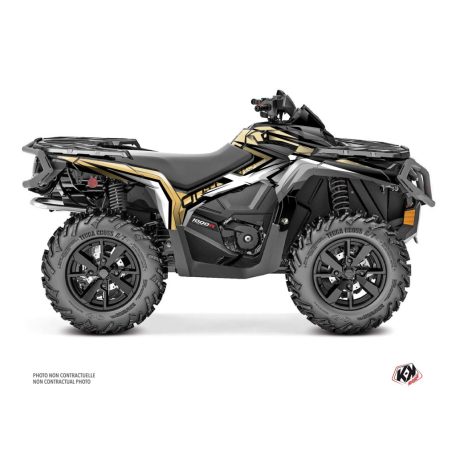 Karosszéria védő dekor matrica készlet Quad CAN-AM Spear Homokszínű Széria