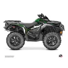 Karosszéria védő dekor matrica készlet Quad CAN-AM Spear Zöld Széria