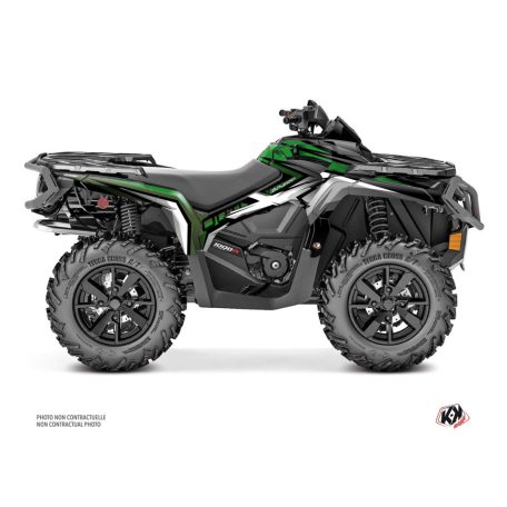 Karosszéria védő dekor matrica készlet Quad CAN-AM Spear Zöld Széria