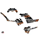 Karosszéria védő dekor matrica készlet Quad POLARIS Lifter Narancs Széria