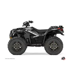   Karosszéria védő dekor matrica készlet Quad POLARIS Rock Szürke Széria