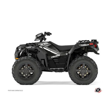 Karosszéria védő dekor matrica készlet Quad POLARIS Rock Szürke Széria