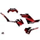 Karosszéria védő dekor matrica készlet Quad POLARIS Rock Fekete/Piros Széria