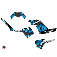   Karosszéria védő dekor matrica készlet Quad POLARIS Spin Kék Széria