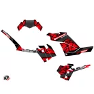 Karosszéria védő dekor matrica készlet Quad POLARIS Spin Fekete/Piros Széria