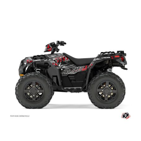Karosszéria védő dekor matrica készlet Quad POLARIS Lifter Piros Széria