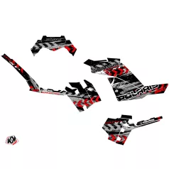   Karosszéria védő dekor matrica készlet Quad POLARIS Lifter Piros Széria