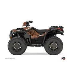   Karosszéria védő dekor matrica készlet Quad POLARIS Spin Gesztenye Széria