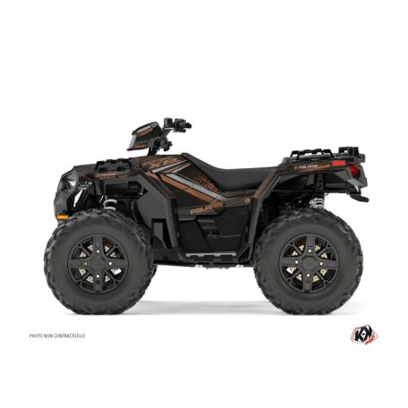 Karosszéria védő dekor matrica készlet Quad POLARIS Rock Gesztenye Széria