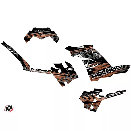 Karosszéria védő dekor matrica készlet Quad POLARIS Lifter Gesztenye Széria