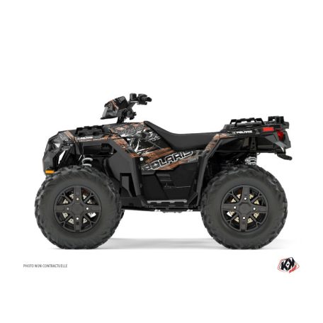 Karosszéria védő dekor matrica készlet Quad POLARIS Lifter Gesztenye Széria