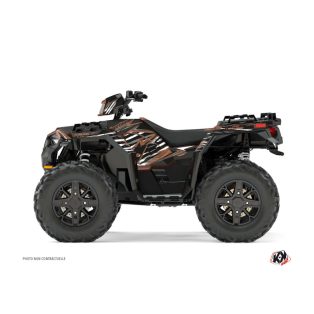   Karosszéria védő dekor matrica készlet Quad POLARIS Jungle Gesztenye Széria