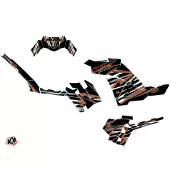   Karosszéria védő dekor matrica készlet Quad POLARIS Jungle Gesztenye Széria