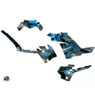 Karosszéria védő dekor matrica készlet Quad POLARIS Evil Szürke/Kék Széria