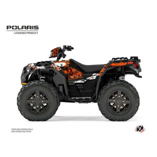   Karosszéria védő dekor matrica készlet Quad POLARIS Chaser Fehér Széria