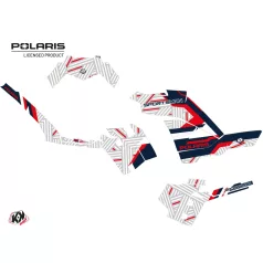   Karosszéria védő dekor matrica készlet Quad POLARIS Epik Fehér Széria