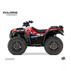  Karosszéria védő dekor matrica készlet Quad POLARIS Stun Fehér Széria