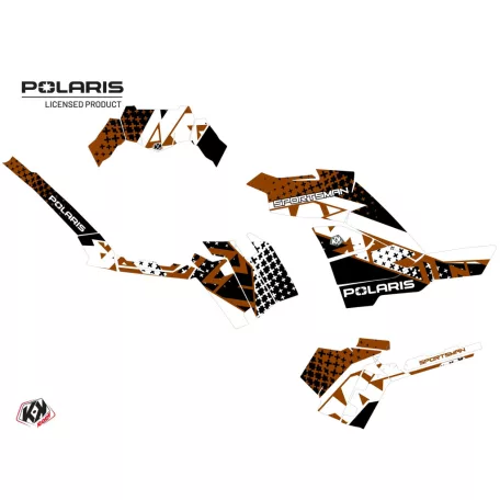 Karosszéria védő dekor matrica készlet Quad POLARIS Stun Cuivre Széria
