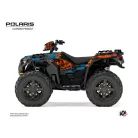 Karosszéria védő dekor matrica készlet Quad POLARIS Chaser Kék Széria