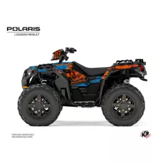   Karosszéria védő dekor matrica készlet Quad POLARIS Chaser Kék Széria