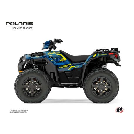 Karosszéria védő dekor matrica készlet Quad POLARIS Epik Kék Széria