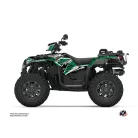 Karosszéria védő dekor matrica készlet Quad POLARIS Jungle Fekete/Zöld Széria