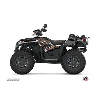   Karosszéria védő dekor matrica készlet Quad POLARIS Jungle Gesztenye Széria
